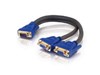 C2G Ultima HD15 Male to Dual HD15 Female SXGA Monitor Y-Cable