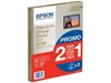 Bundle: Epson (A4) Premium Glossy Photo Paper (2 x 15 Sheet Pack)