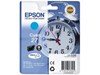 Epson Alarm Clock 27 T2702 (Yield 300 pages) Cyan 3.6ml Ink Cartridge Blister with RF Alarm