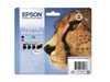 Epson Cheetah T0715 Multi 4 Pack DURABrite Ultra Ink (Black/Cyan/Magenta/Yellow)