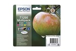 Epson Apple T1295 4 Colour Multipack Ink Cartridges Black, Cyan, Magenta, Yellow (Retail Packed, Untagged) for BX305F/BX320FW/BX525WD/BX625FWD/SX420W
