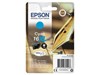Epson Pen and Crossword 16XL (Yield 450 Pages) DURABrite Ultra Ink Cartridge (Cyan)