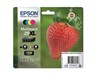Epson Strawberry 29XL (Black 11.3 ml + Cyan, Magenta, Yellow 6.4 ml) Claria Home Multipack Ink Cartridges