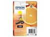 Epson Oranges 33XL (Yield 650 Pages) Claria Premium Ink Cartridge (Yellow)