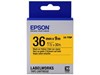 Epson LK-7YBP (36mm x 9m) Label Cartridge (Black on Pastel Yellow) for LabelWorks LW-Z9000FK/LW-900P/LW-1000P Label Makers 
