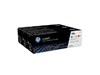 HP 128A (Yield: 1,300 Pages) Cyan/Magenta/Yellow Toner Cartridge Pack of 3