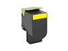 Lexmark Return Program 802Y (Yield: 1,000 Pages) Yellow Toner Cartridge