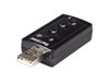 StarTech.com Virtual 7.1 USB Stereo Audio Adaptor External Sound Card