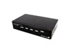 StarTech.com 4 Port DVI Video Splitter with Audio (Black)