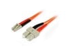StarTech.com Multimode 50/125 Duplex Fiber Patch Cable LC - SC (1m)