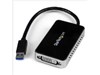 StarTech.com USB 3.0 to DVI External Video Card Multi Monitor Adaptor with 1-Port USB Hub - 1920x1200