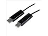 StarTech.com 2 Port USB Keyboard Mouse Switch Cable with File Transfer for PC and Mac