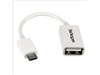 StarTech.com (5 inch) Micro USB to USB OTG Host Adaptor M/F (White)