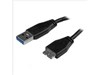 StarTech.com (1m/3 feet) Slim SuperSpeed USB 3.0 A to Micro B Cable - M/M