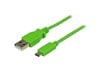 StarTech.com (1m) Mobile Charge Sync USB to Slim Micro USB Cable for Smartphones and Tablets (Green) - A to Micro B 
