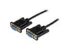 StarTech.com (2m) DB9 RS232 Serial Null Modem Cable F/F (Black)