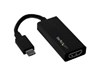 StarTech.com USB Type C To Hdmi Adaptor Video Converter (Black) USB to HDMI External Dual or Multi Monitor Video Adaptor with Audio (Black)