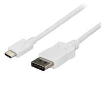 Photos - Cable (video, audio, USB) Startech.com (1m) USB-C to DisplayPort Cable  CDP2DPMM1MW (White)