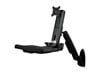 StarTech.com Wall-Mounted Adjustable Single Monitor Sit-Stand Desk (Black)