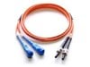 StarTech.com Multimode Duplex Fiber Optic Cable ST-SC (2m)