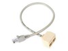 StarTech.com (0.33m) RJ-45 Cable Adaptor (Beige)