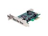 StarTech.com 4 Port PCI Express Low Profile High Speed USB Adaptor Card