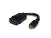 StarTech.com 5 inch High Speed HDMI Cable with Ethernet- HDMI to HDMI Mini- F/M
