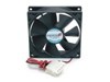 StarTech.com Dual Ball Bearing PC Case Cooling Fan with Internal Power Connector - 9.2 x 2.5cm