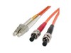 StarTech.com Duplex MM Fiber Optic Cable LC-ST (2m)
