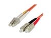 StarTech.com Duplex MM Fiber Optic Cable LC-SC (2m)