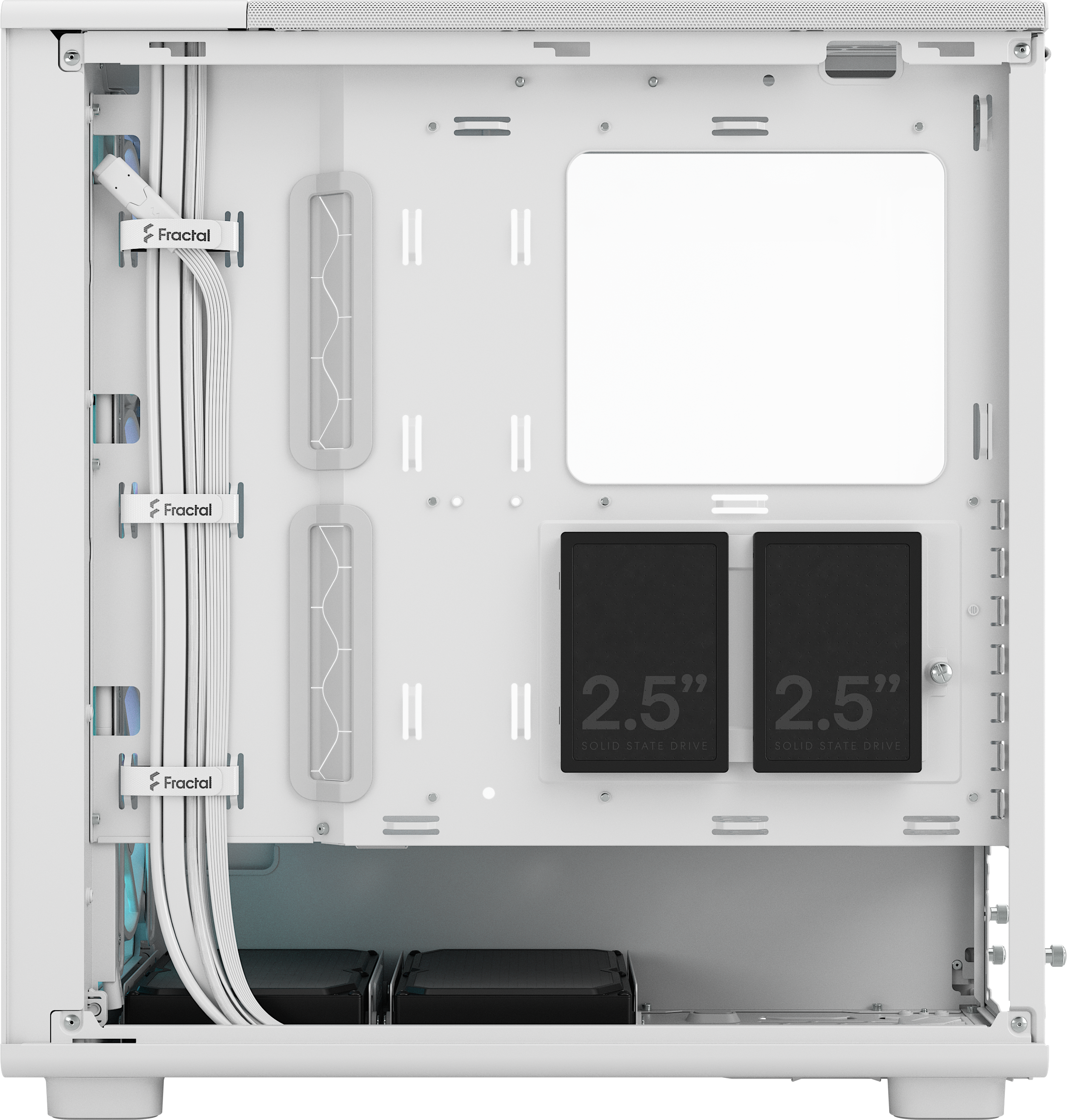 Fractal Epoch TG RGB Mid Tower Gaming Case - White - FD-C-EPO1A-05 | CCL