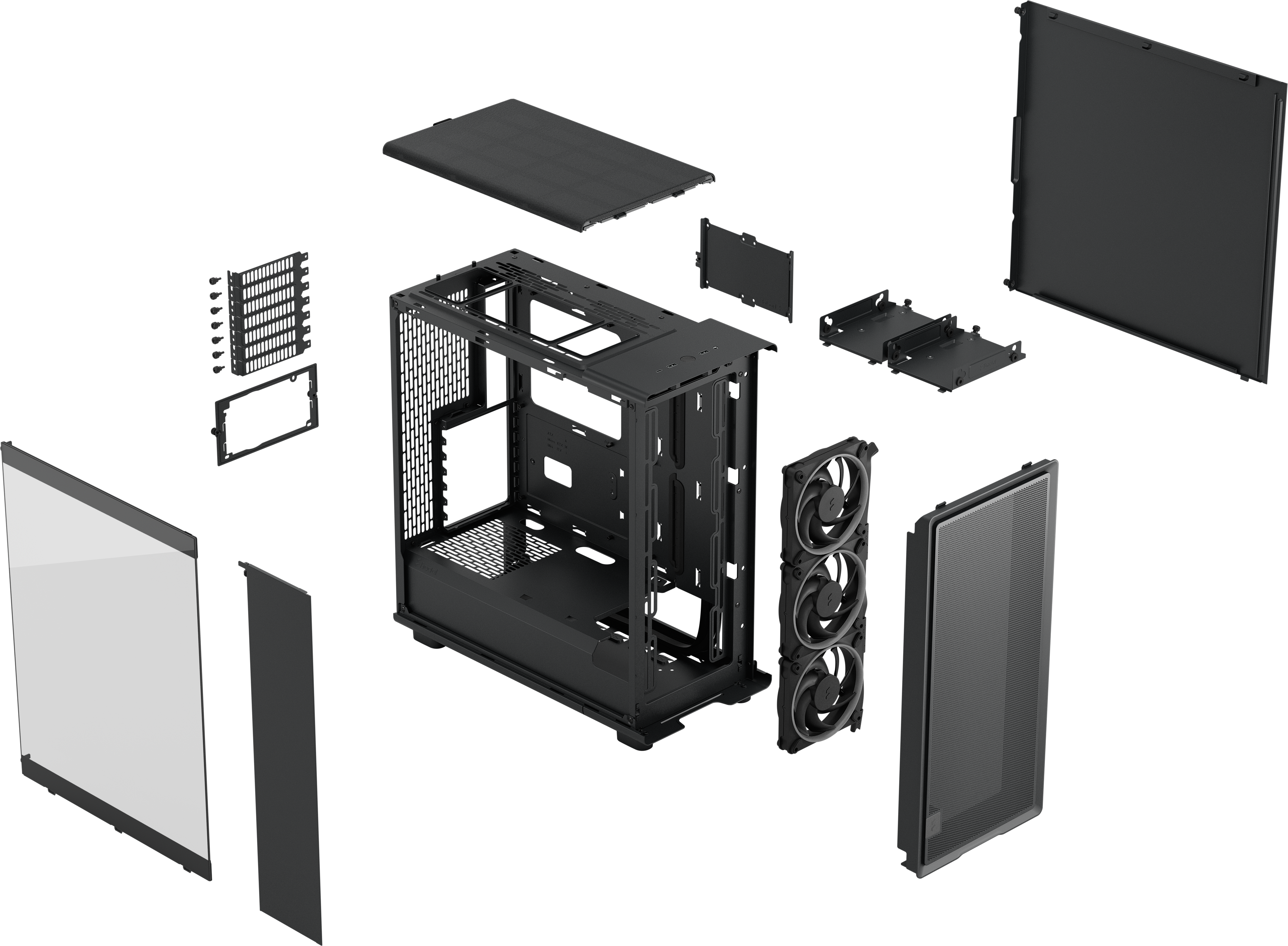 Fractal Epoch TG RGB Mid Tower Gaming Case - Black - FD-C-EPO1A-04 | CCL