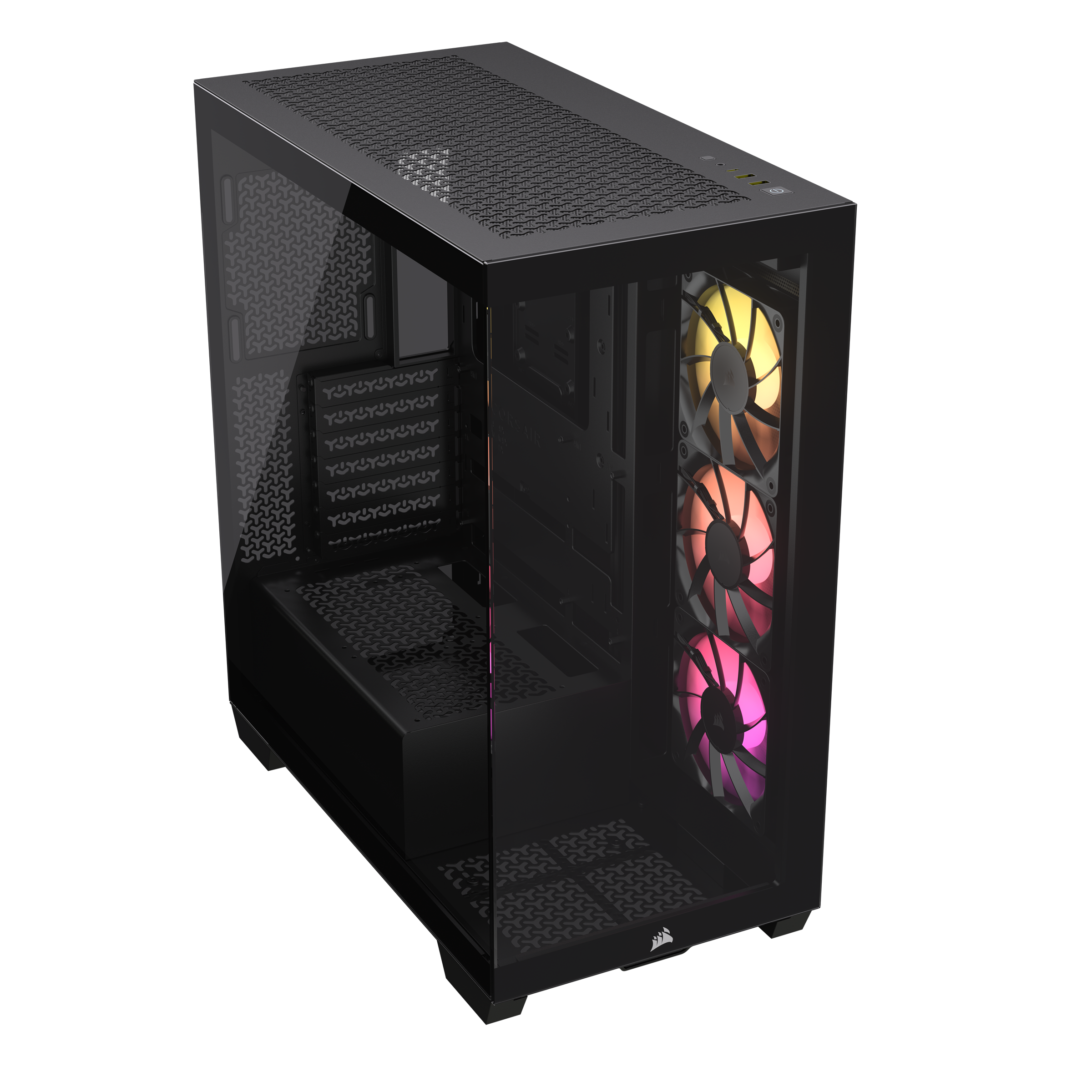 Corsair 3500X ARGB Mid Tower Case - Black - CC-9011278-WW | CCL