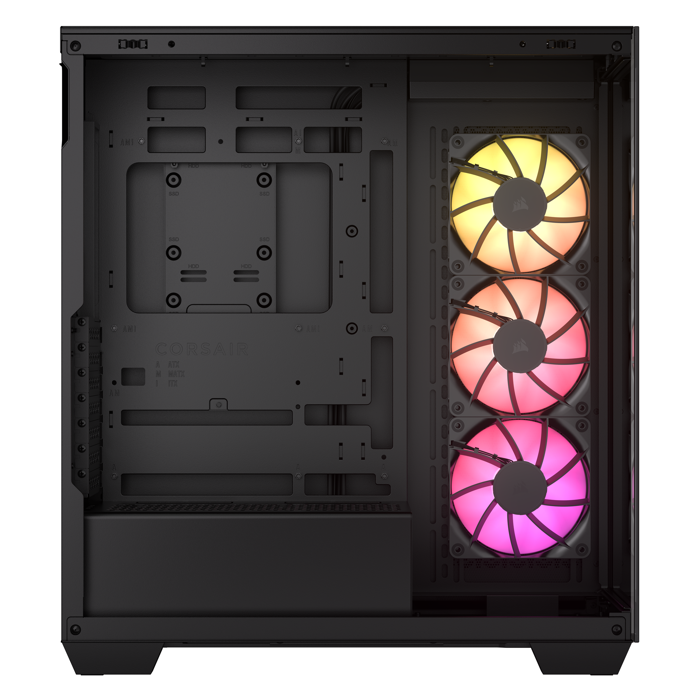 Corsair 3500X ARGB Mid Tower Case - Black - CC-9011278-WW | CCL