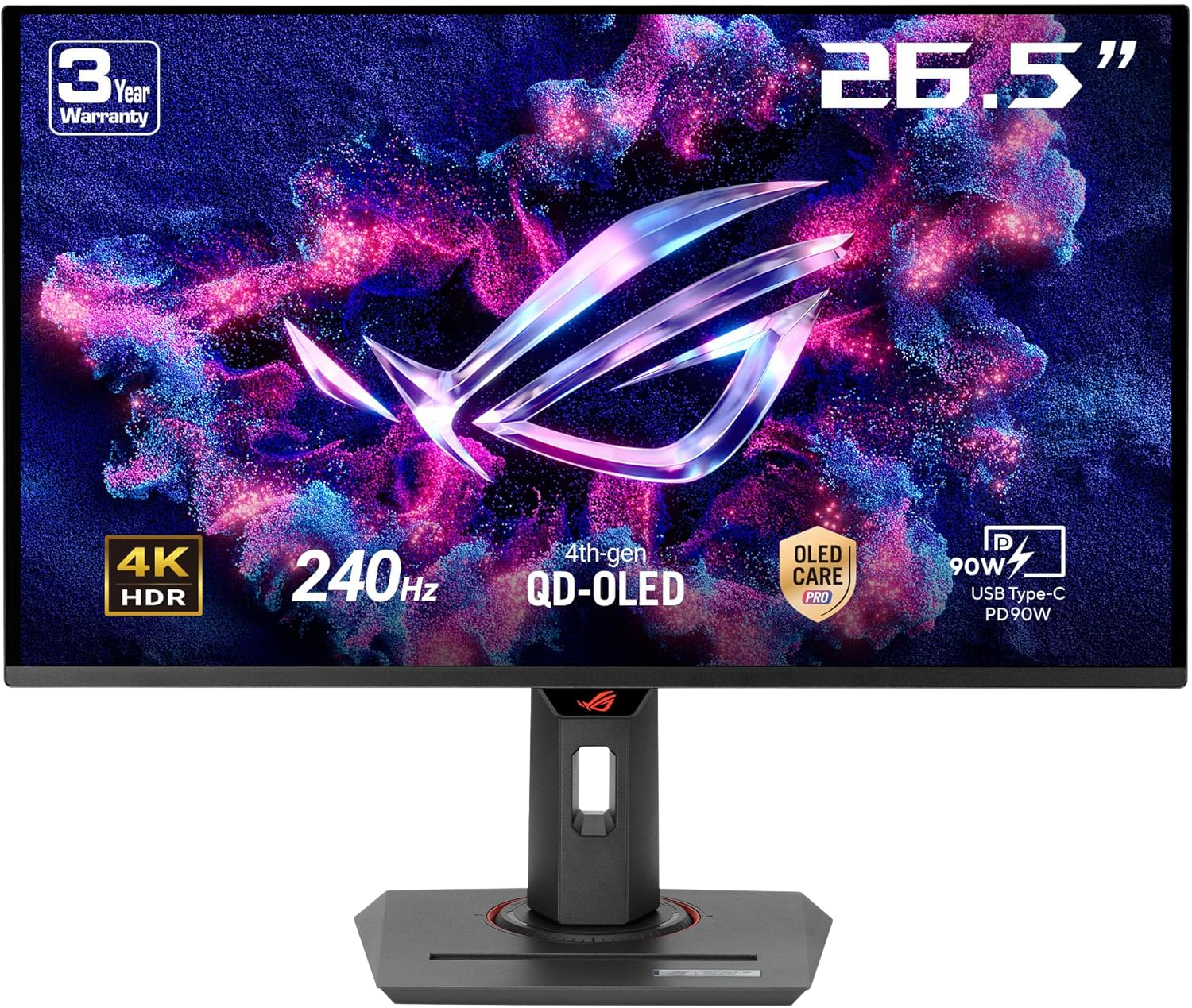 ASUS ROG Strix XG27UCDMG 27 inch 4K 240Hz QD-OLED Gaming Monitor