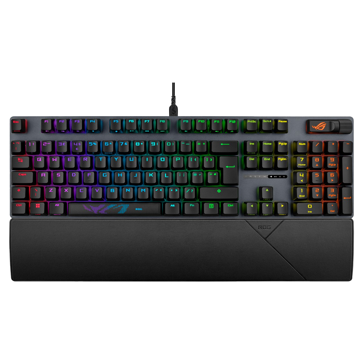 ASUS ROG Strix Scope II RX Mechanical RGB Gaming Keyboard in Black, ROG RX Red Switches