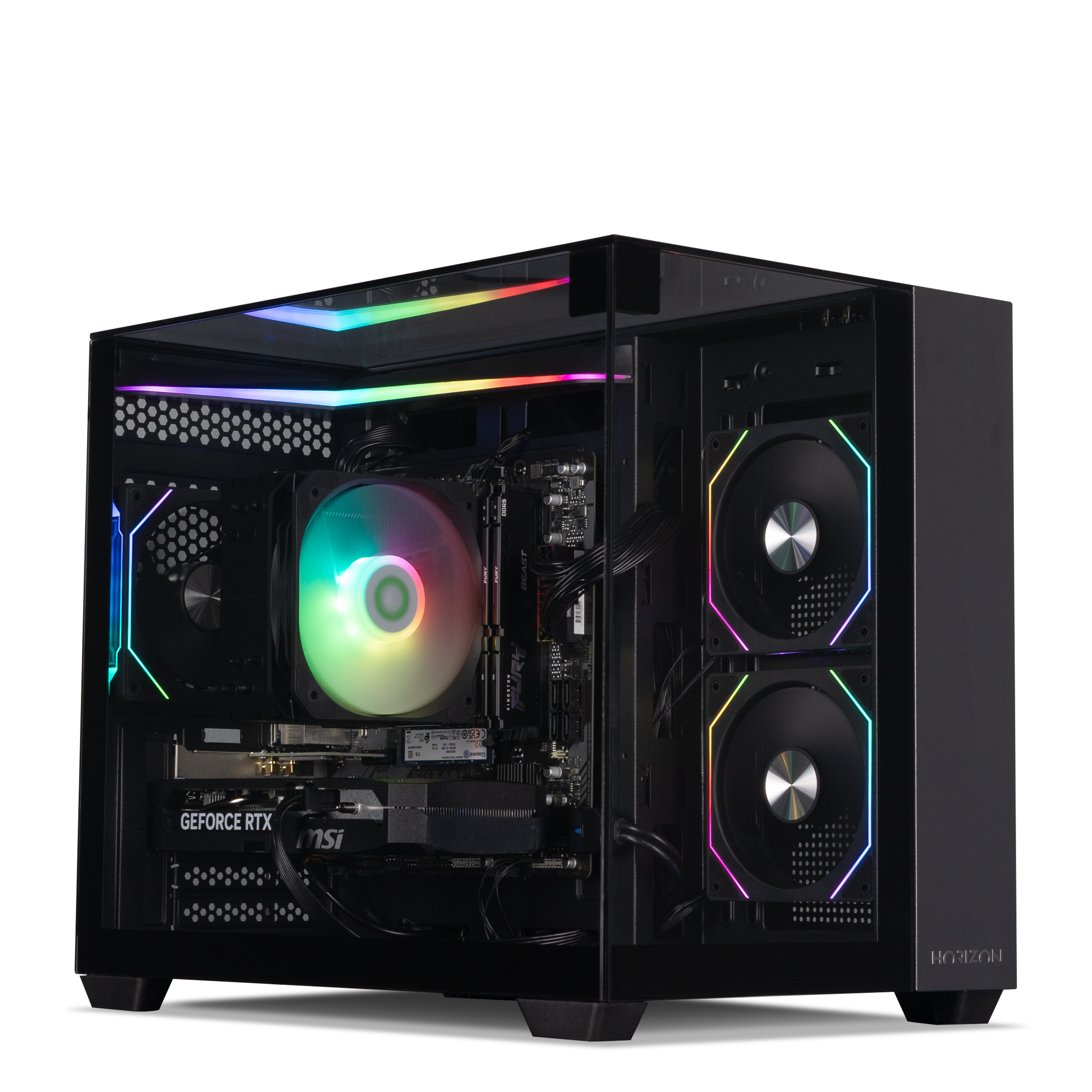 Horizon Ryzen RTX 5060 Ti Pre-built Gaming PC AMZ-GAM-CORE-A22