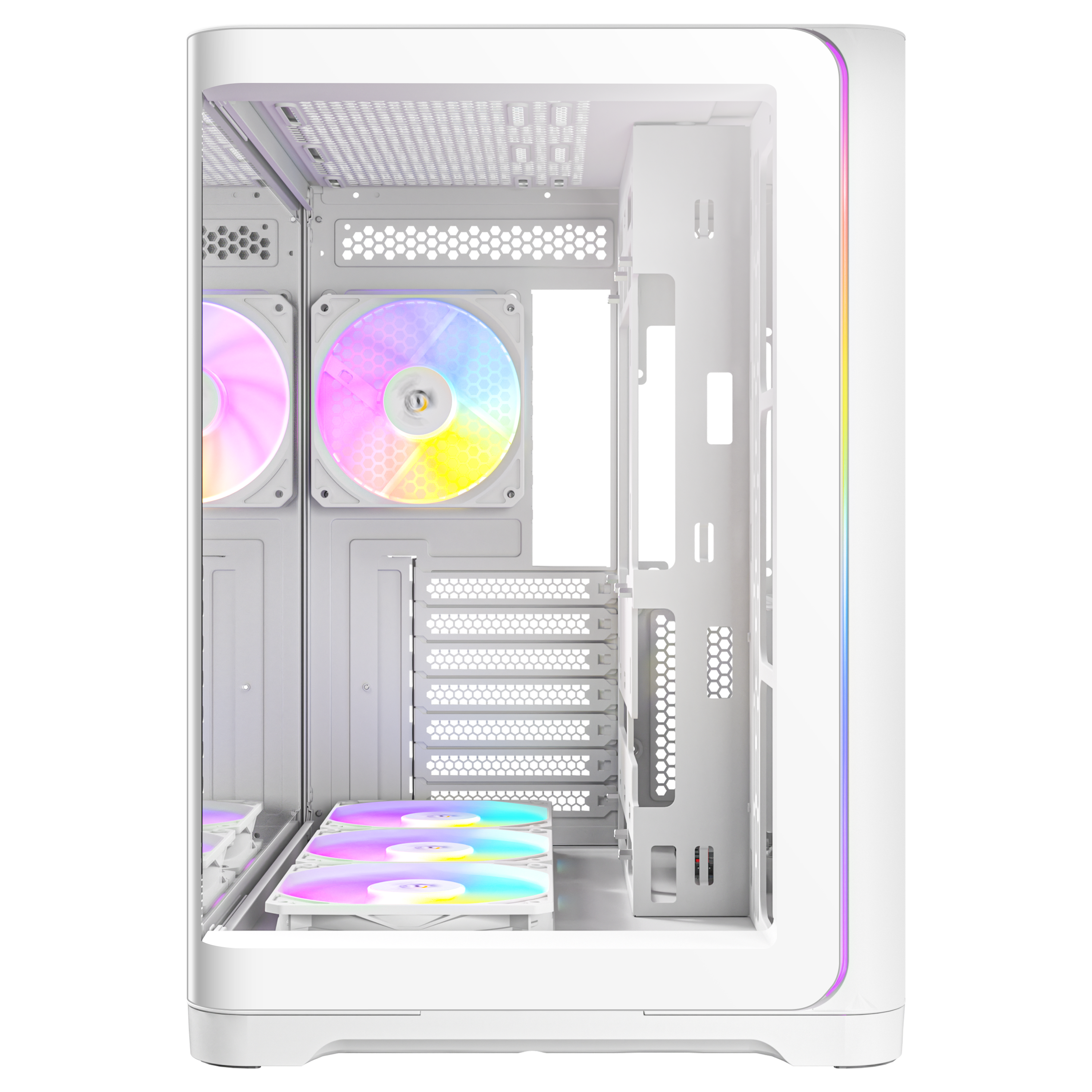 Antec C5 Curve ARGB Panoramic Dual-Chamber ATX Gaming Case in