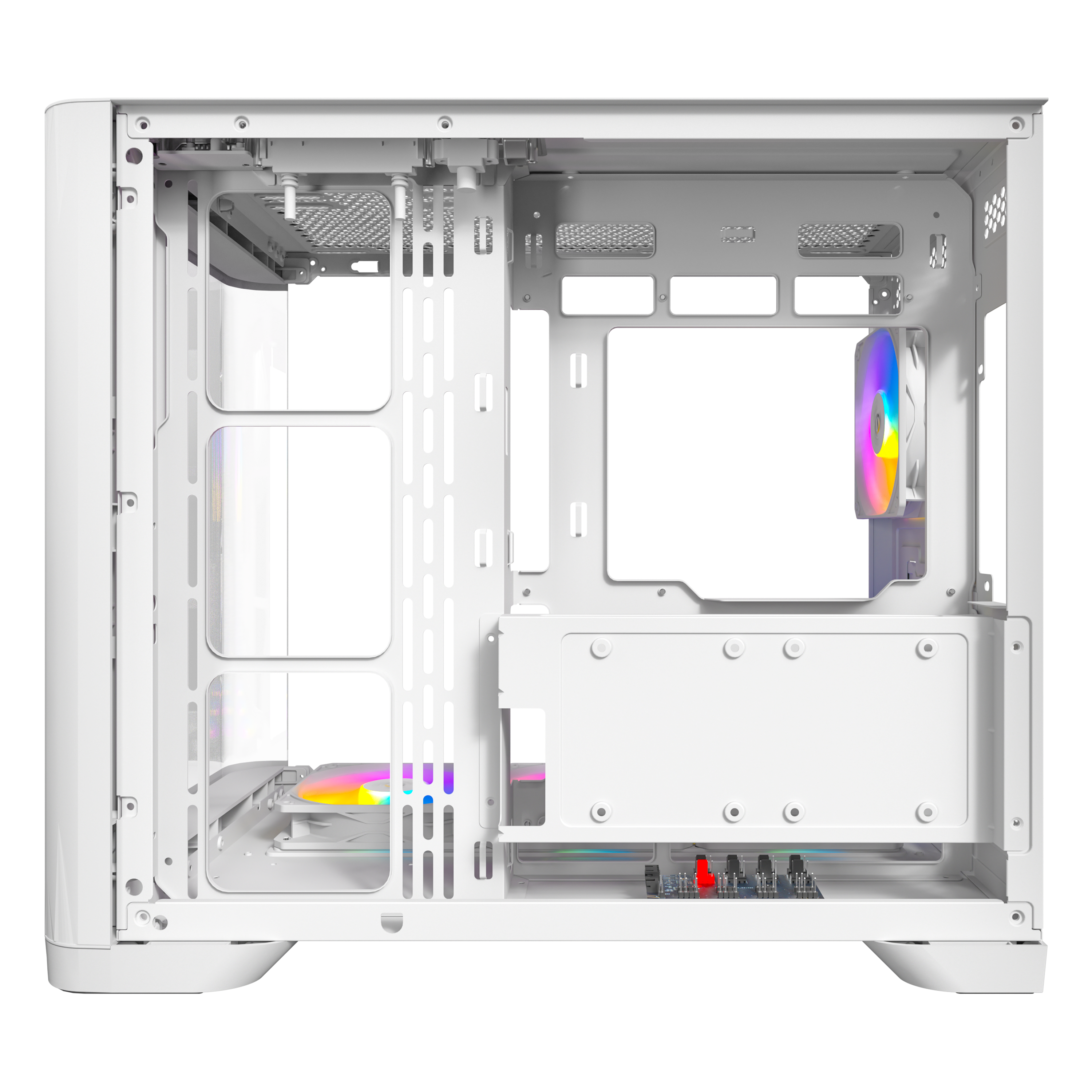 Antec C5 Curve ARGB Panoramic Dual-Chamber ATX Gaming Case in