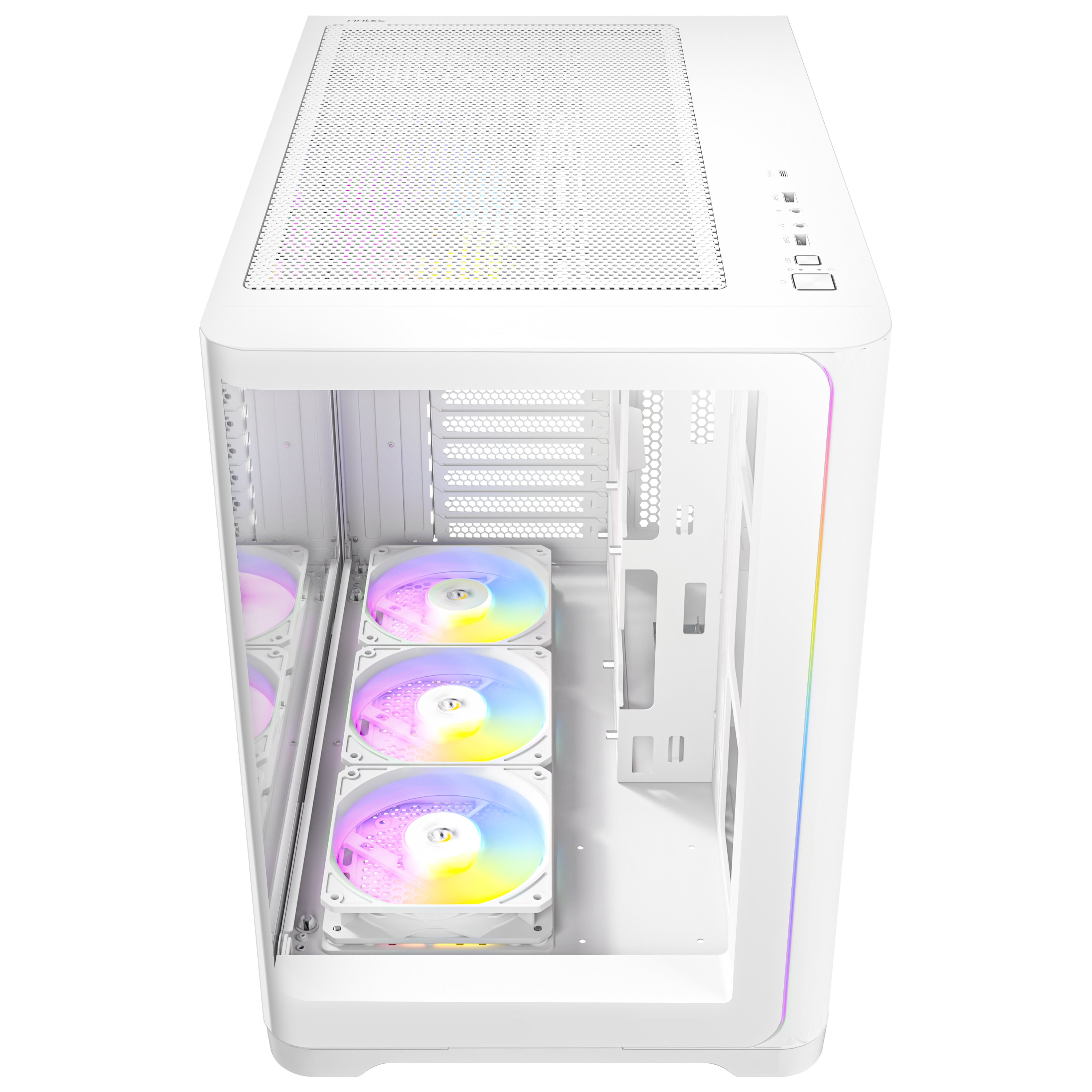 Antec C5 Curve ARGB Panoramic Dual-Chamber ATX Gaming Case in