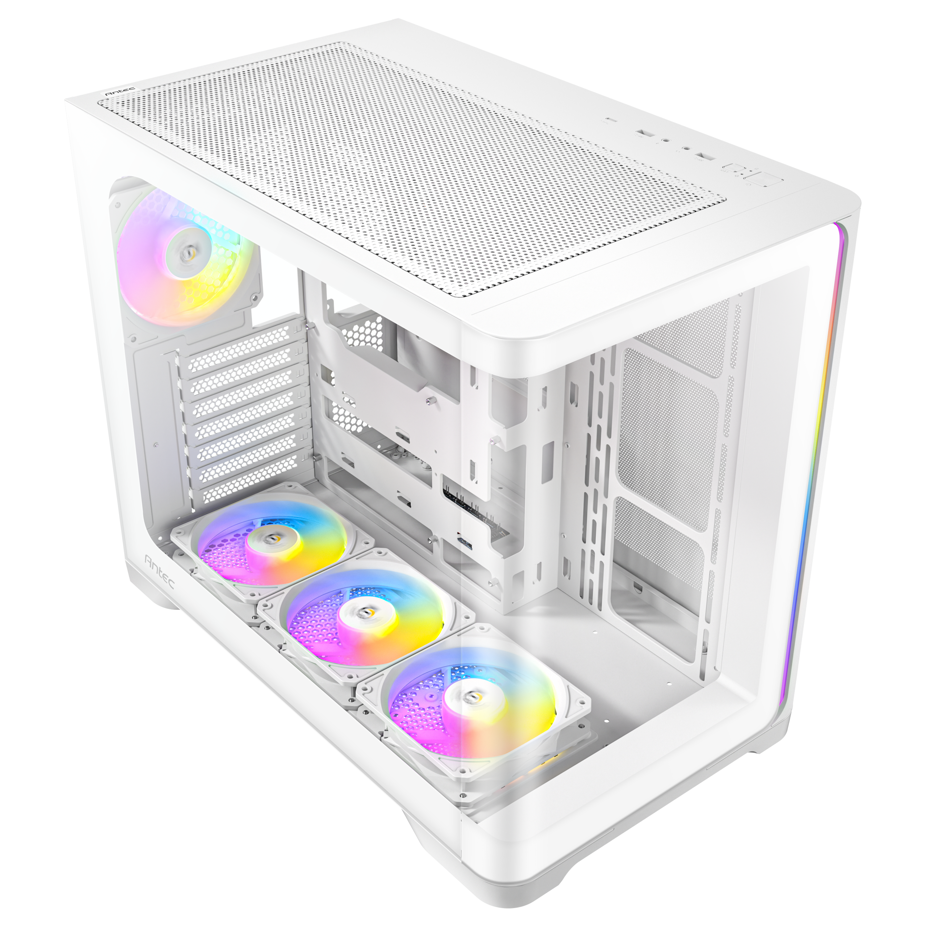 Antec C5 Curve ARGB Panoramic Dual-Chamber ATX Gaming Case in