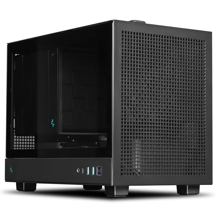 DeepCool CH160 Ultra Portable Mini-ITX Case in Black - CCL Computers