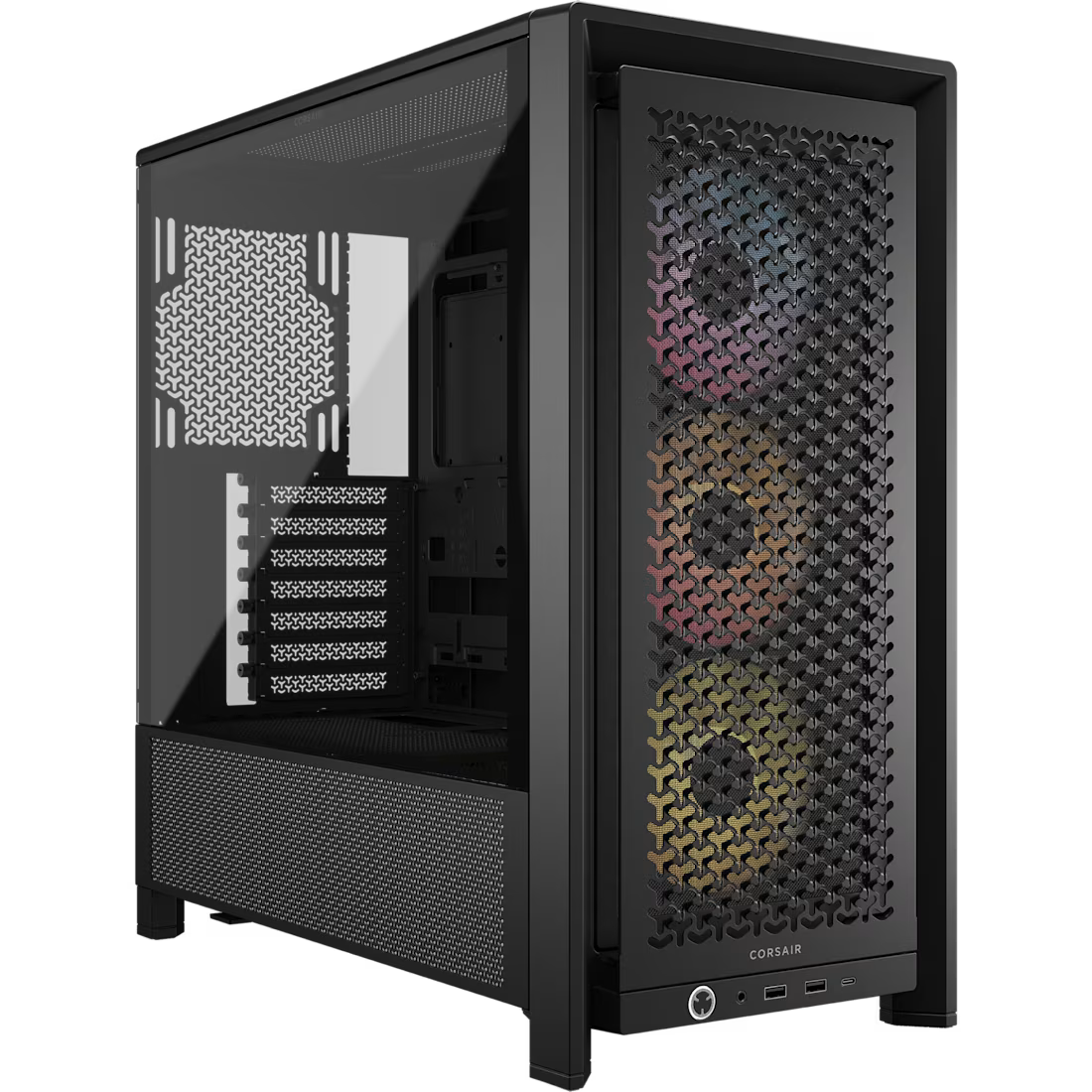 Photos - Computer Case Corsair FRAME 4000D RS ARGB Mid Tower Case - Black CC-9011296-WW 