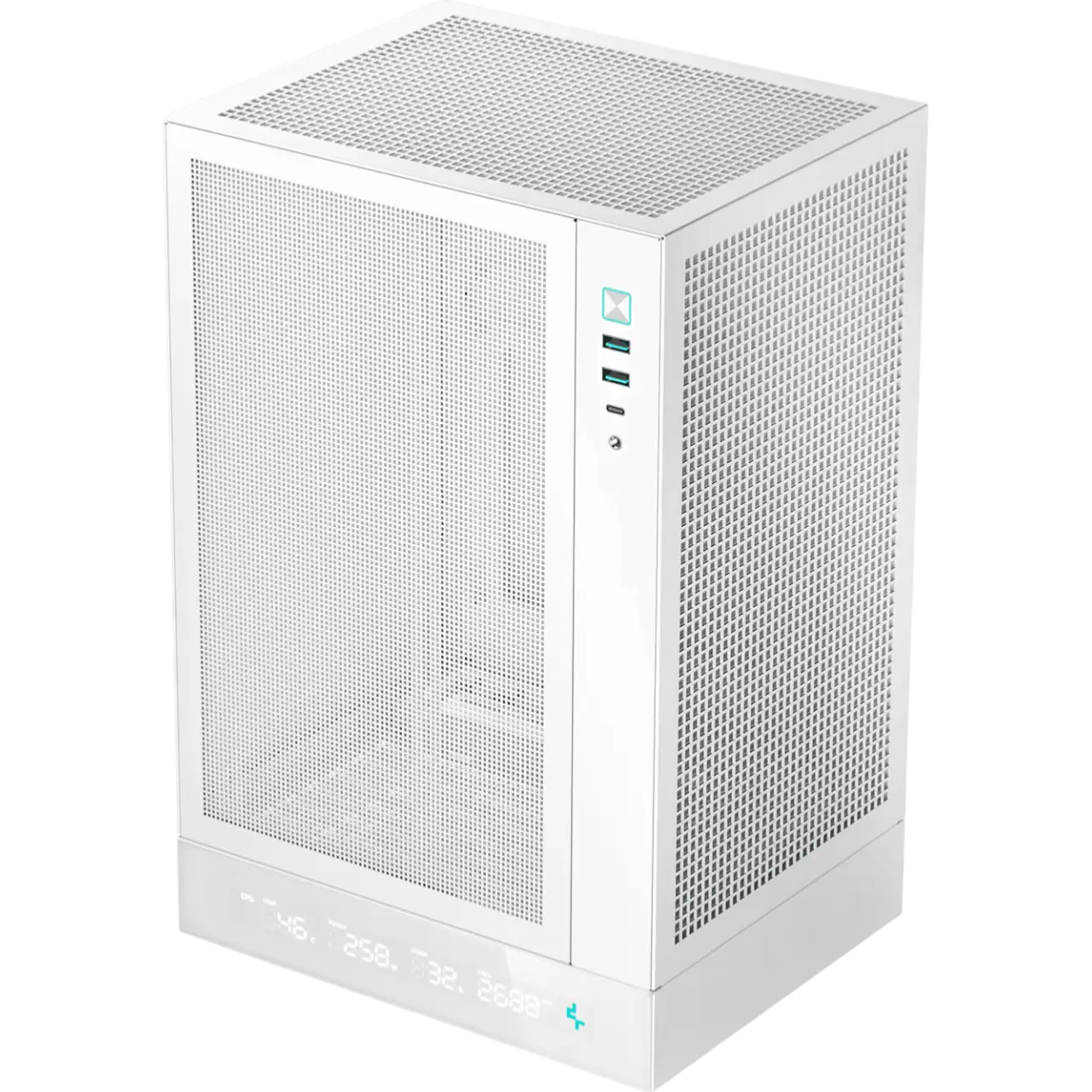 DeepCool CH170 Digital WH SFF Case - White - R-CH170-WHNPI0D