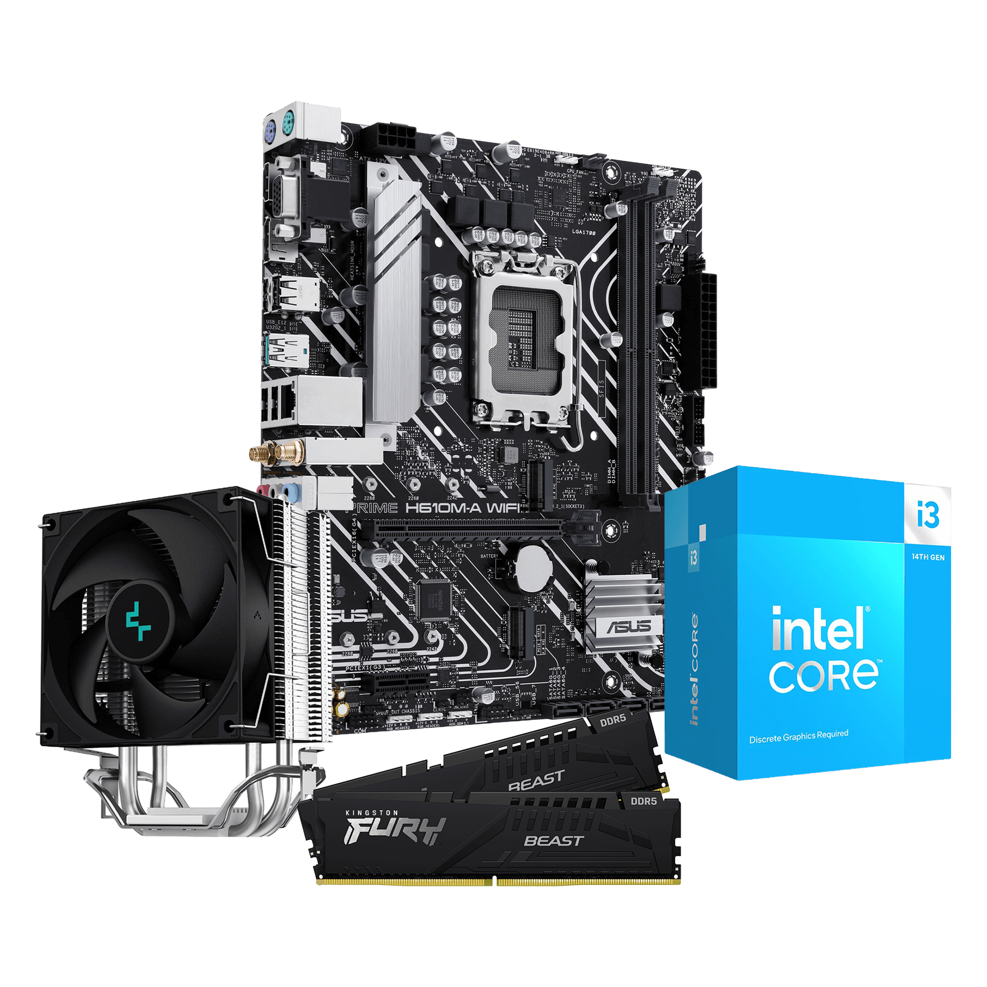 CCL Home Office Intel 14th Gen Configurable Motherboard Bundle