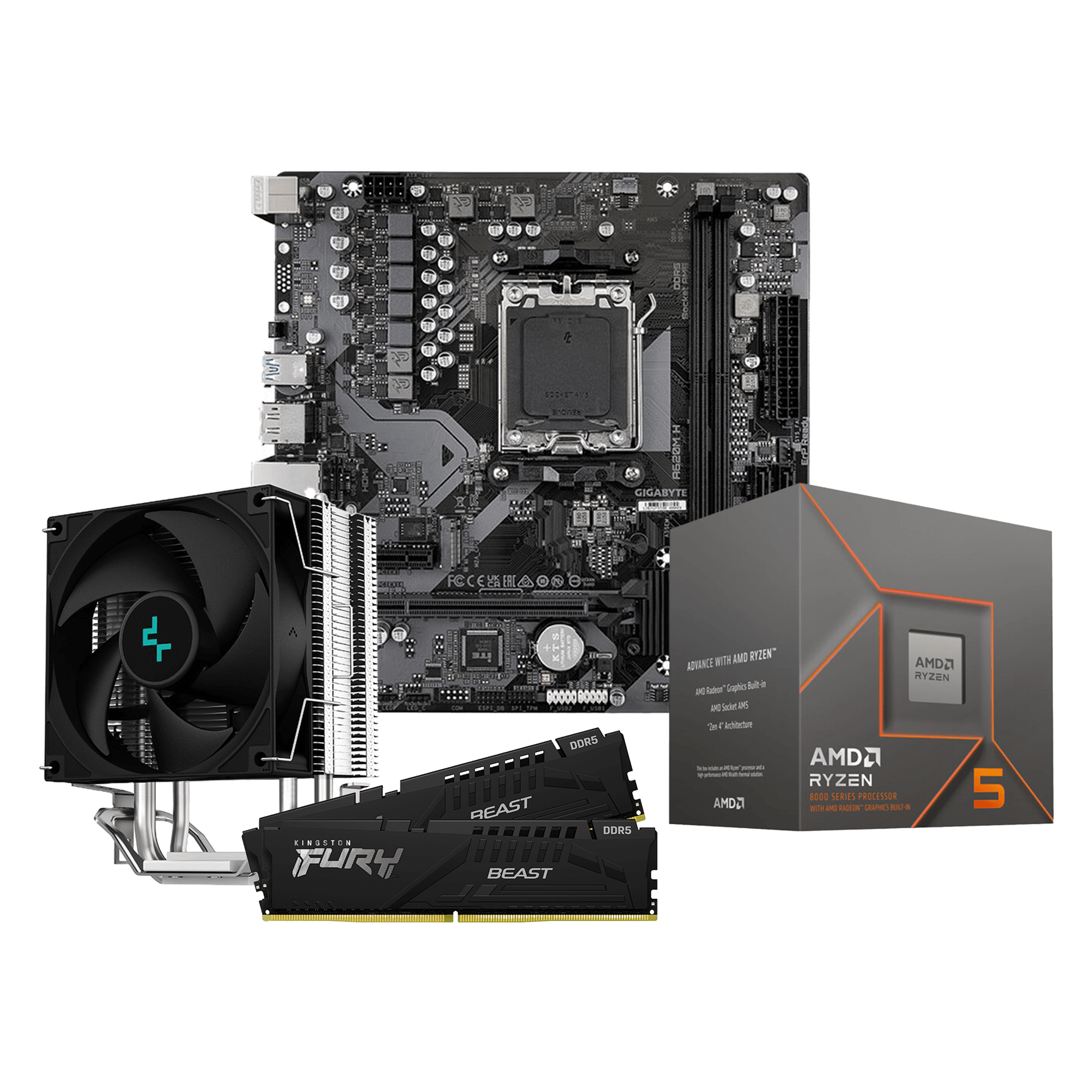 CCL Home Office AMD AM5 Configurable Motherboard Bundle