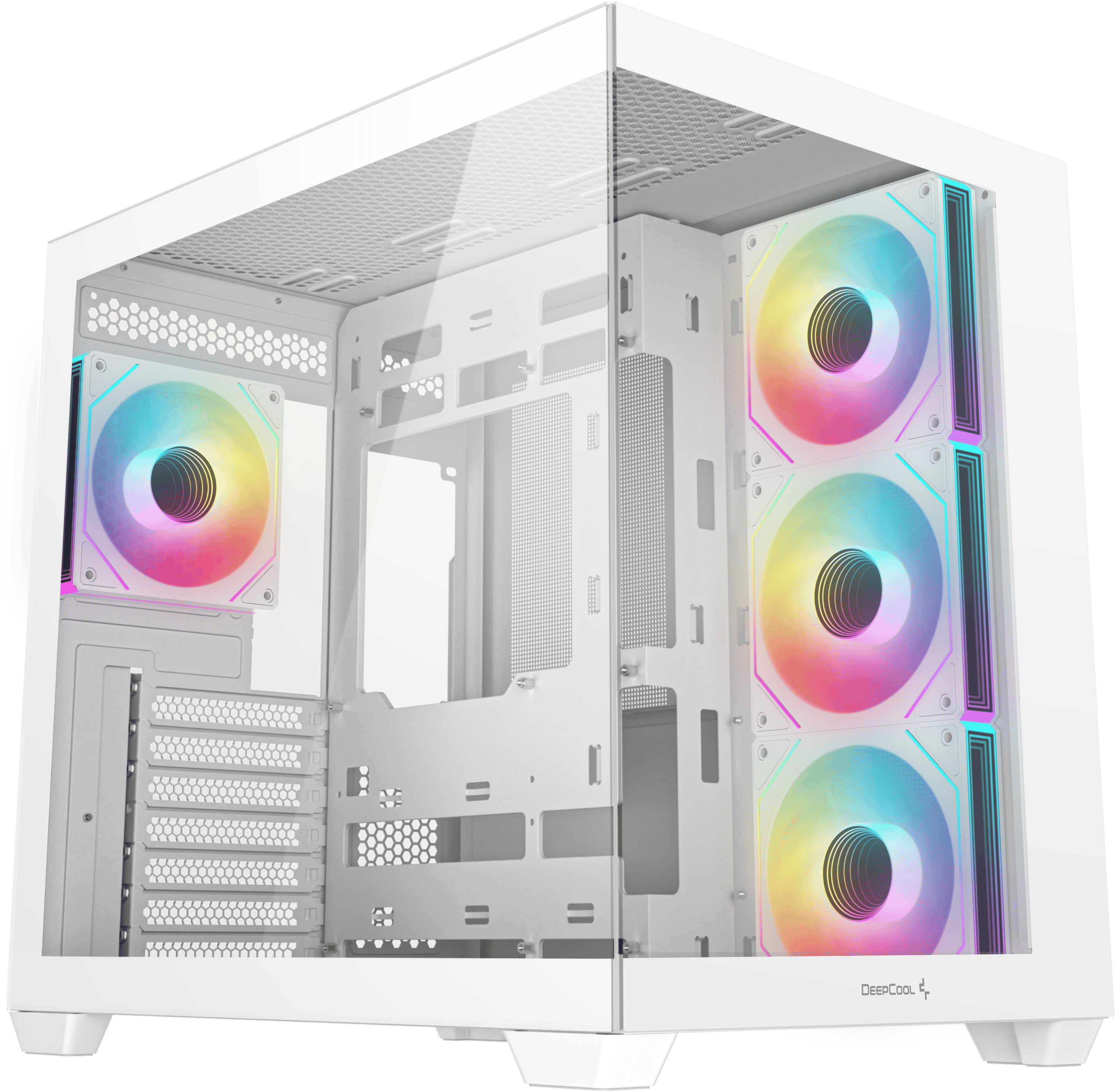 DeepCool CB530 4F WH Mid Tower Gaming Case - White - R-CG530