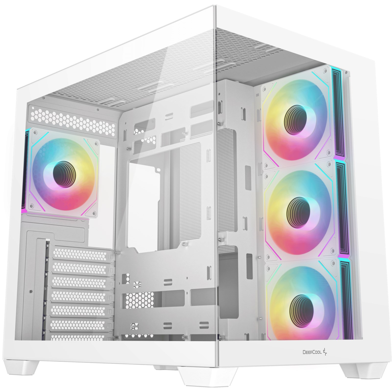DeepCool CB530 4F WH Mid Tower Gaming Case - White - R-CG530 DeepCool CB530 4F WH Mid Tower Gaming Case - White - R-CG530
