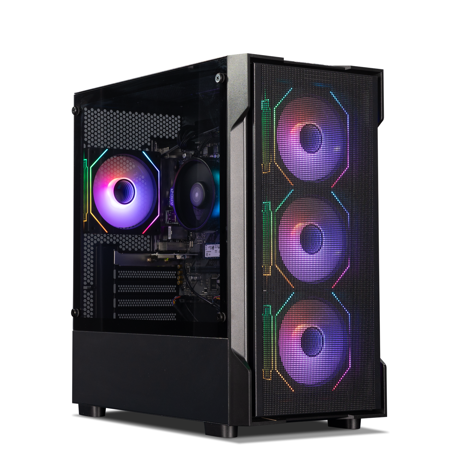 Image of Horizon Recruit Ryzen 5 Pre-built Gaming PC in Black with PC & Bundle