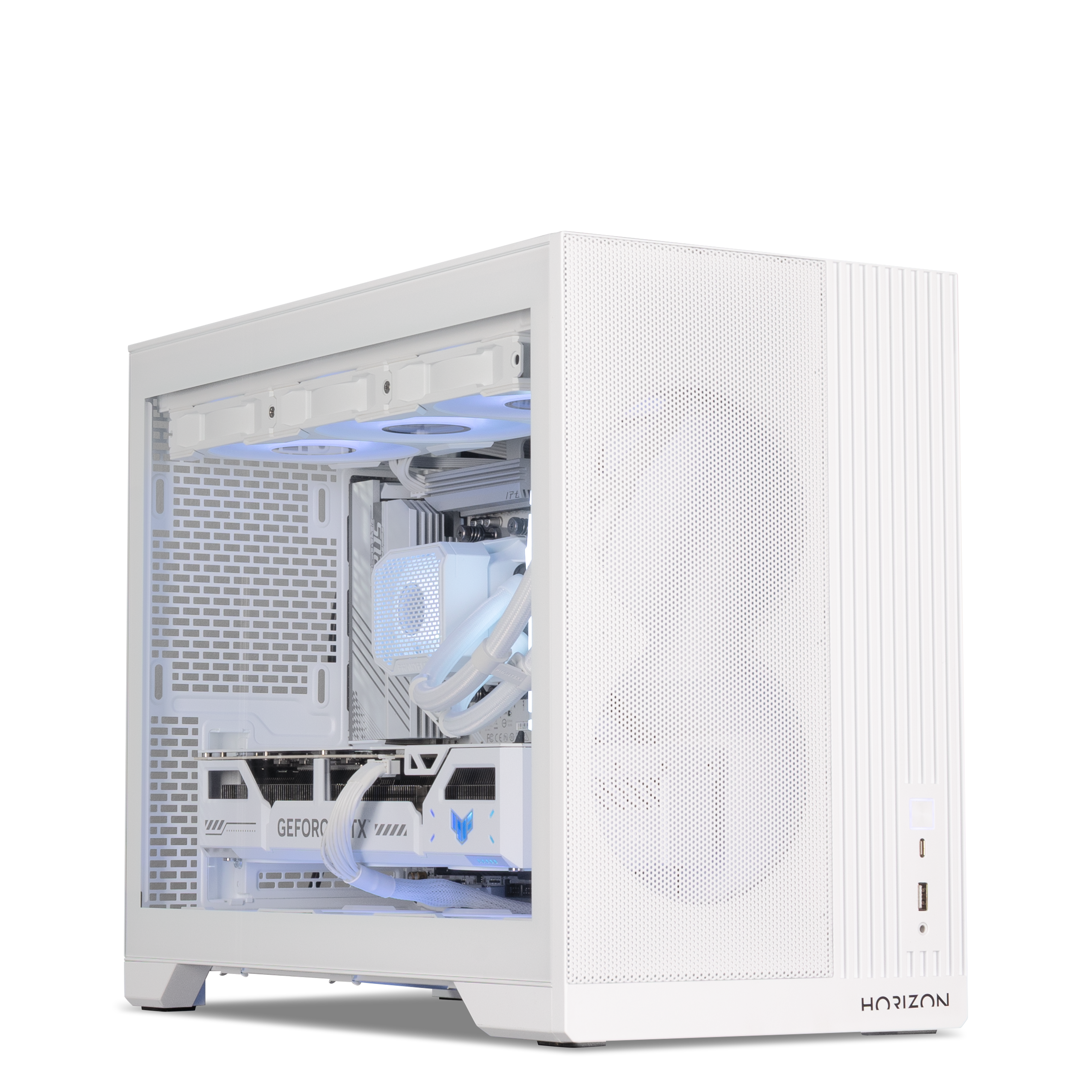 Horizon XTM Ryzen 7 RTX 5070 Ti White Gaming PC 